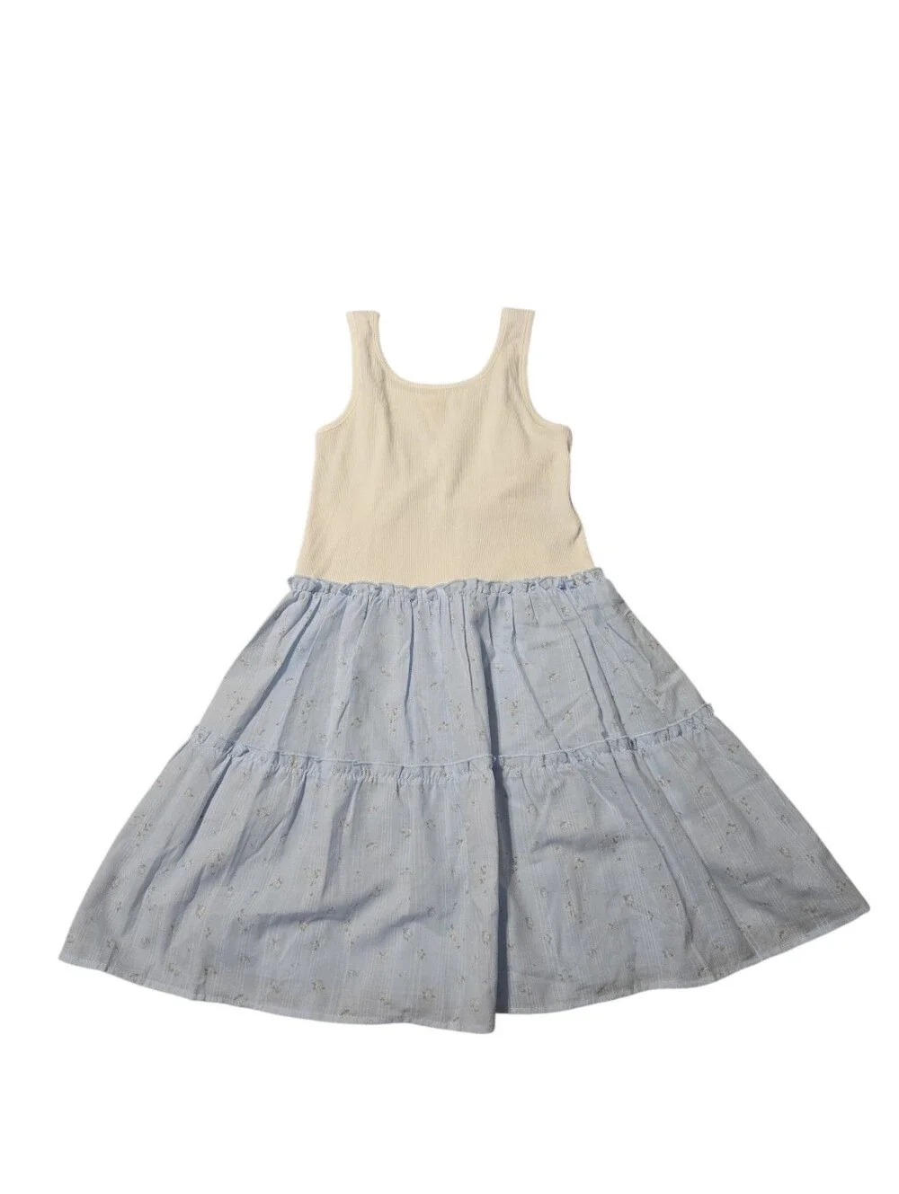 Girls' XL Cat & Jack Cream Tank Dress